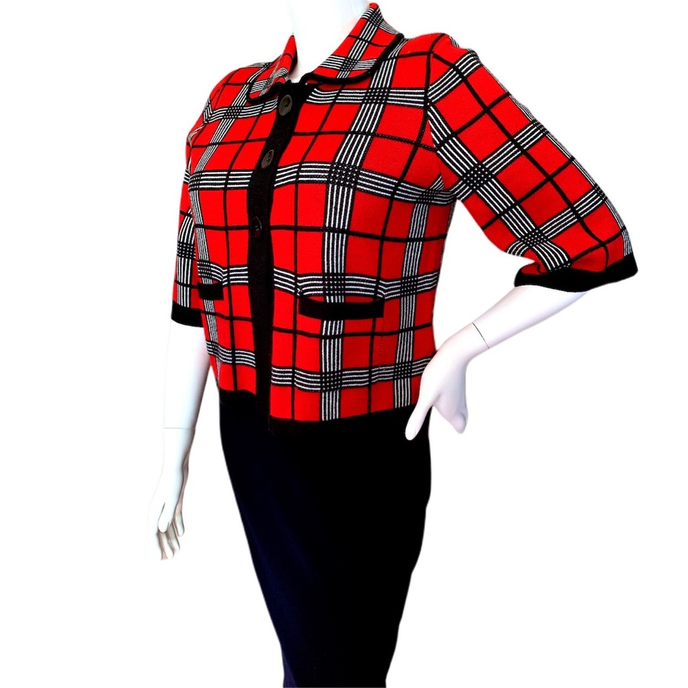 Designers Originals Plaid Elbow Cardigan LP
